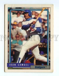 088893 Baseball Topps CARD 1992 Juan Samuel Dodges #315