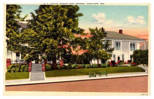 Postcard HOUSE SCENE Clayton Georgia GA AP3525