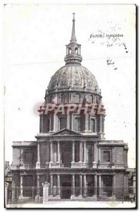 Old Postcard Paris Invalides