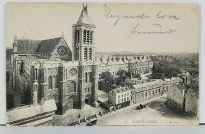 France SAINT DENIS L' Abbaye France c1905 Postcard L12