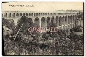 Old Postcard Roquefavour L & # 39Aqueduc