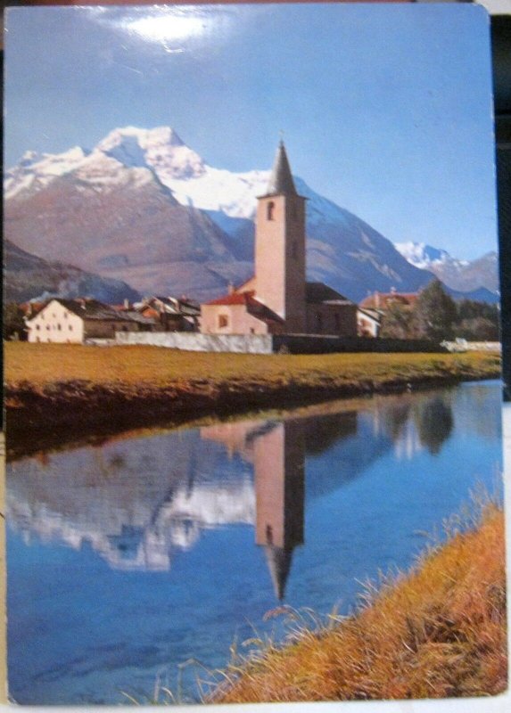 Switzerland Kirche Sils-Baselgia Engadin - posted 1971