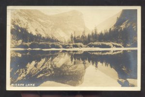 RPPC CAMP CURRY CALIFORNIA MIRROR LADE VINTAGE REAL PHOTO POSTCARD