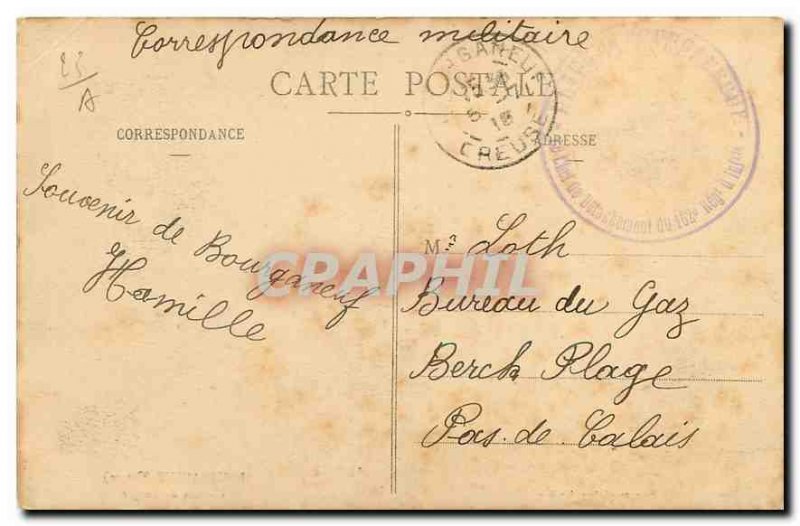 Old Postcard Bourganeuf Creuse Chemin du Verger