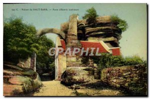 Postcard Ancient Ruins of High Barr Gate Entrance Interieure