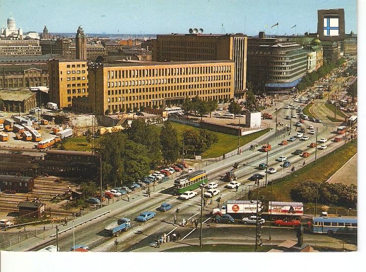 Postal 050404 : Cinco Contienentes. Helsinki (Finlandia). Calle Mannerheim