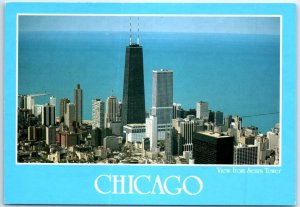 Postcard - View from Sears Tower, Chicago, Illinois, USA