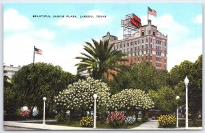 Vintage Jarvis Plaza Laredo Texas Postcard Hotel Hamilton