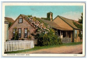 c1930's View of House at Heartsease Siasconset Massachusetts MA Vintage Postcard