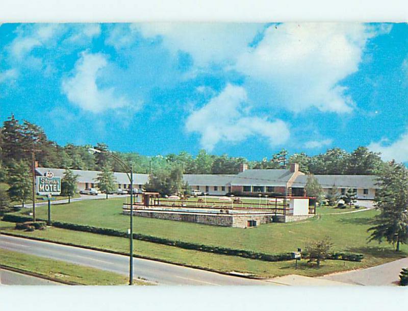 Unused Pre-1980 STONE'S MOTEL Alexandria Virginia VA u2281@