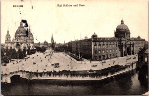 Germany Berlin Kgl Schloss und Dom Vintage Postcard 09.60