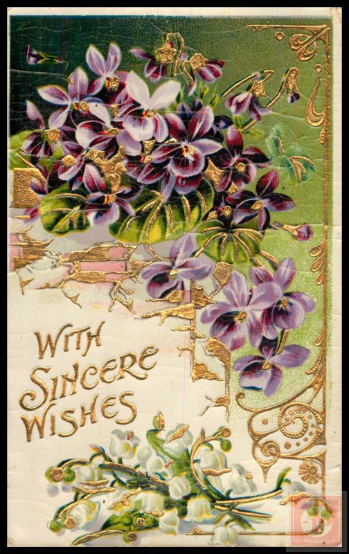 Best Wishes / Greetings (Embossed)