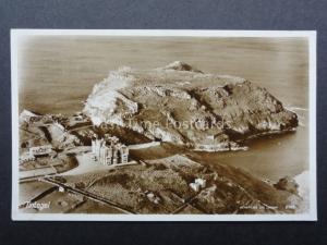 Cornwall: Tintagel Aerial Photo - Old RP Postcard