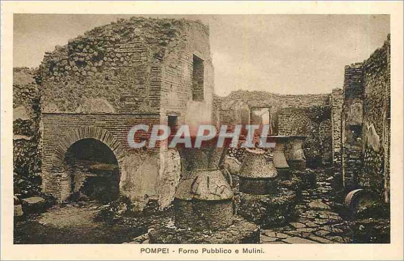 Postcard Ancient Pompeii Pubblico Forno e Mulini