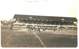 Alfred vs Hobart NY Football Game in 1915 Real Photo Postcard