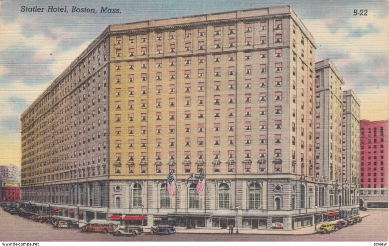 BOSTON, Massachusetts, 1930-40s; Statler Hotel