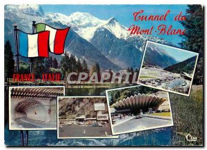 Modern Postcard Chamonix Haute Savoie Mont Blanc Tunnel