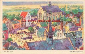 Century of Progress, Belgian Village, Signed Franc Raymond