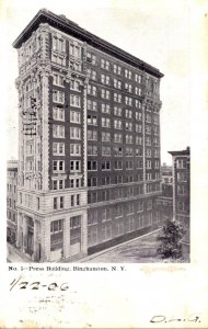 New York Binghamton Press Building 1906