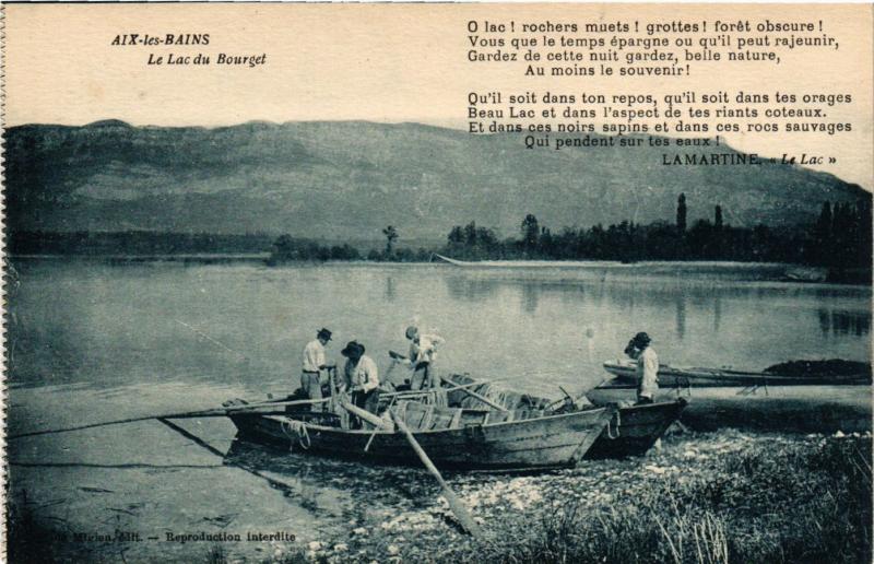 CPA AIX-les-BAINS - Le Lac du BOURGET (352015)
