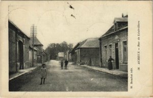 CPA ACHEUX Rue de Léalvillers (25564)