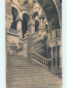 Divided-Back CAPITOL BUILDING Albany New York NY hJ5513
