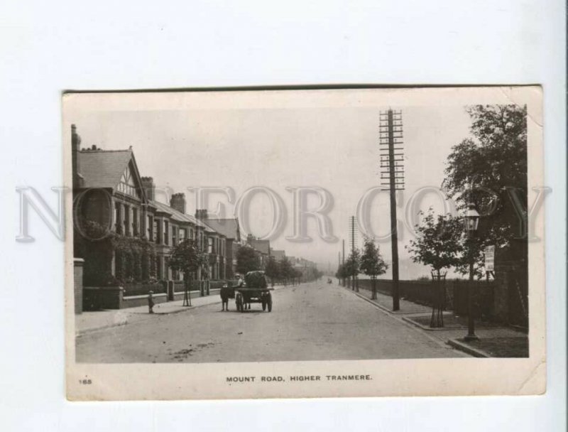 3172992 UK HIGHER TRANMERE Mount road Vintage postcard