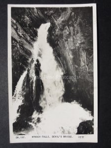 Wales Aberystwyth MYNACH FALLS - DEVILS BRIDGE - Old RP Postcard by Frith