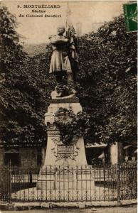 CPA MONTBÉLIARD - Statue du Colonel Denfert (486572)