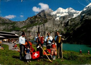 Switzerland Oeschinensee ob Kandersteg Kapelle Ogibuebe
