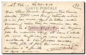 Postcard Old Lamartine Statue