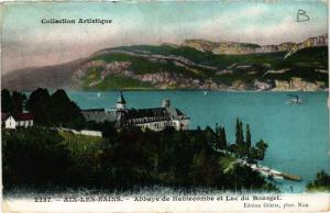 CPA AIX-les-BAINS Abbaye de HAUTECOMBE et Lac du BOURGET (681781)