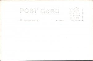 RPPC Postcard Cast Don Saunders When Moon Is Silver Canoe WI