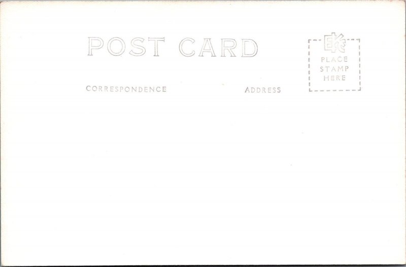 RPPC Postcard Cast Don Saunders When Moon Is Silver Canoe WI