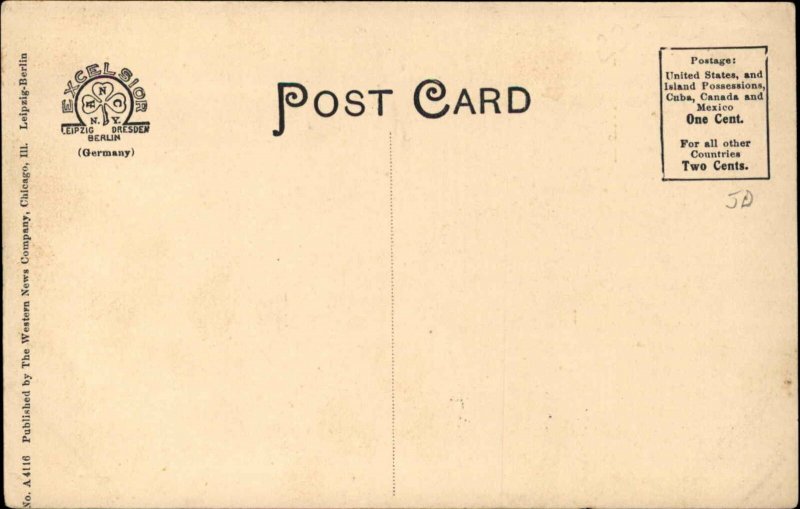 Cuero TX Cotton Compress RR Train Car c1910 Postcard