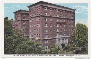 WASHINGTON , D.C., 1910s ; The Lee House