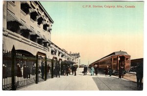 Train, Canadian Pacific Railway Station, Calgary, Alberta