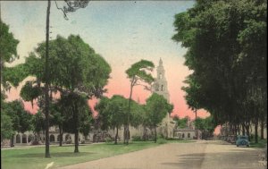 Winter Park Florida FL Rollins College Campus Vintage Postcard