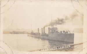 J81/ Ship RPPC Postcard c1920s U.S. Destroyer Lamson Navy 447