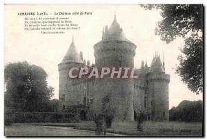 Old Postcard Combourg Le Chateau (Park side)