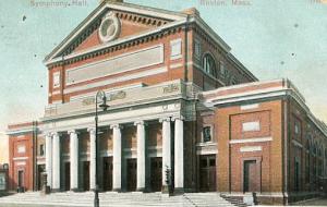 MA - Boston. Symphony Hall