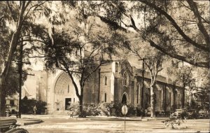 Orlando Florida FL St Luke's Cathedral Real Photo RPPC Vintage Postcard