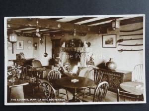 Cornwall: Bolventor JAMAICA INN The Lounge c1953 RP Postcard