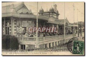 Old Postcard The D & # 39Olonne Sands Casino and the Terrace