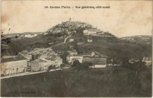 CPA CORDES Vue Generale - Cote Ouest (1087544)