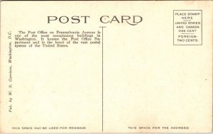 Post Office Washington Dc Antique Divided Back Pennsylvania Avenue Ave Postcard