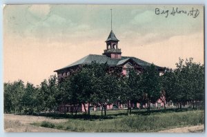 Bigstone South Dakota SD Postcard School Exterior Building c1910 Vintage Antique