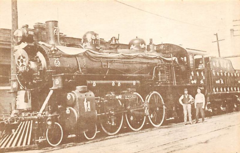 Engine 1037 Taken May 10, 1913 Railroad, Misc. Unused 