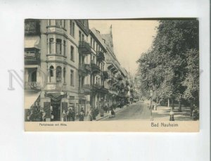 472714 1907 Germany Bad Nauheim Postal street shops street advertising Vintage