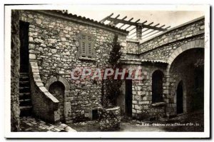 Old Postcard Eze Chateau de la chevre d & # 39or